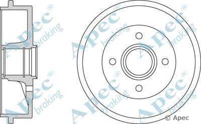 APEC BRAKING drm9905 -  Тормозной барабан